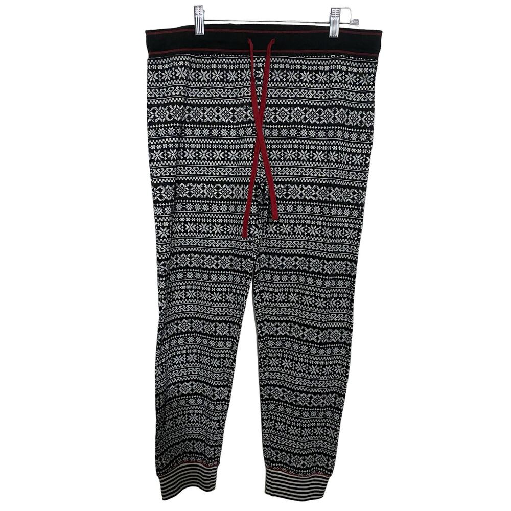 Mae Lounge Pants XL Black White Red
